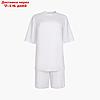 Костюм женский (футболка, шорты) MINAKU: Casual collection цвет белый, р-р 44, фото 7