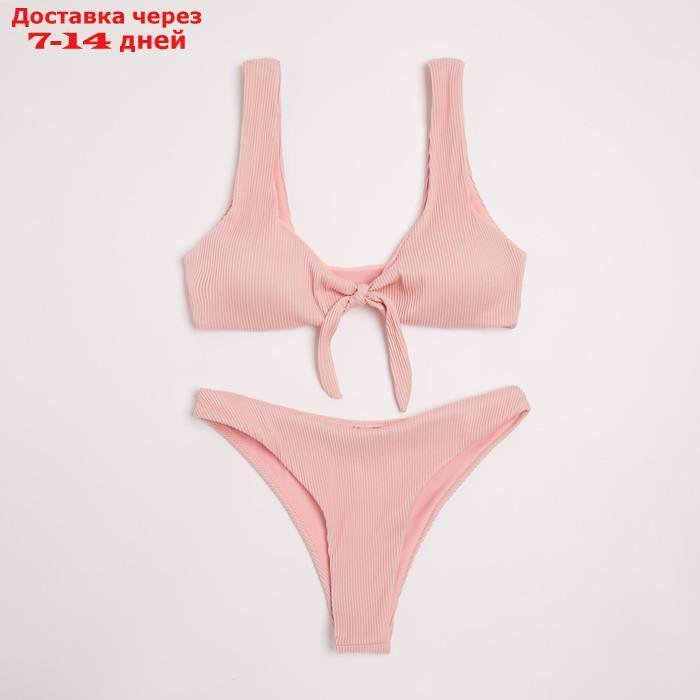 Купальник женский раздельный MINAKU "Summer time", цвет пудра, размер 50 - фото 5 - id-p217824521