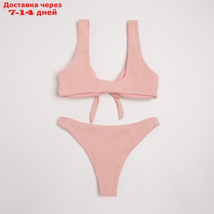 Купальник женский раздельный MINAKU "Summer time", цвет пудра, размер 50 - фото 7 - id-p217824521