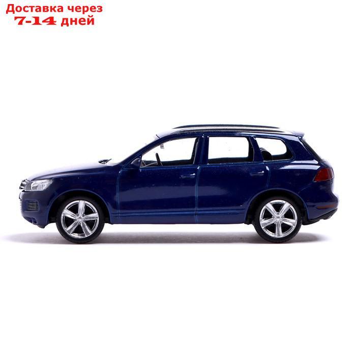 Машина металлическая VOLKSWAGEN TOUAREG, 1:43, цвет синий - фото 2 - id-p217823608