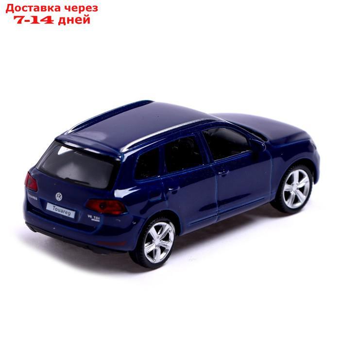 Машина металлическая VOLKSWAGEN TOUAREG, 1:43, цвет синий - фото 3 - id-p217823608