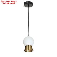 Светильник 2281/1 LED бело-золотой 10.5х10.5х15-115 см