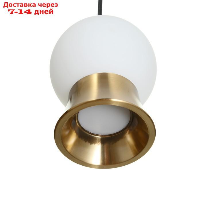 Светильник 2281/1 LED бело-золотой 10.5х10.5х15-115 см - фото 6 - id-p217824559