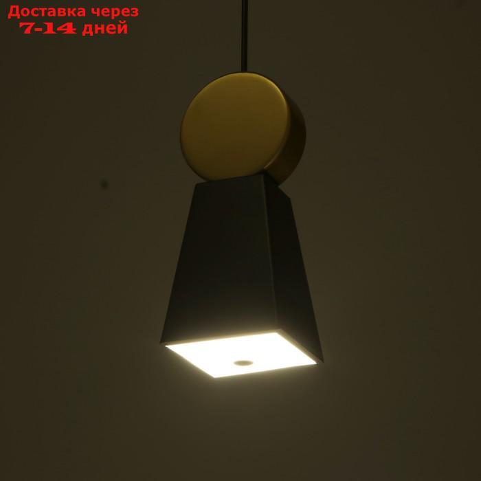Светильник 2284/1 LED черно-золотой 10х10х24-124 см - фото 5 - id-p217824572