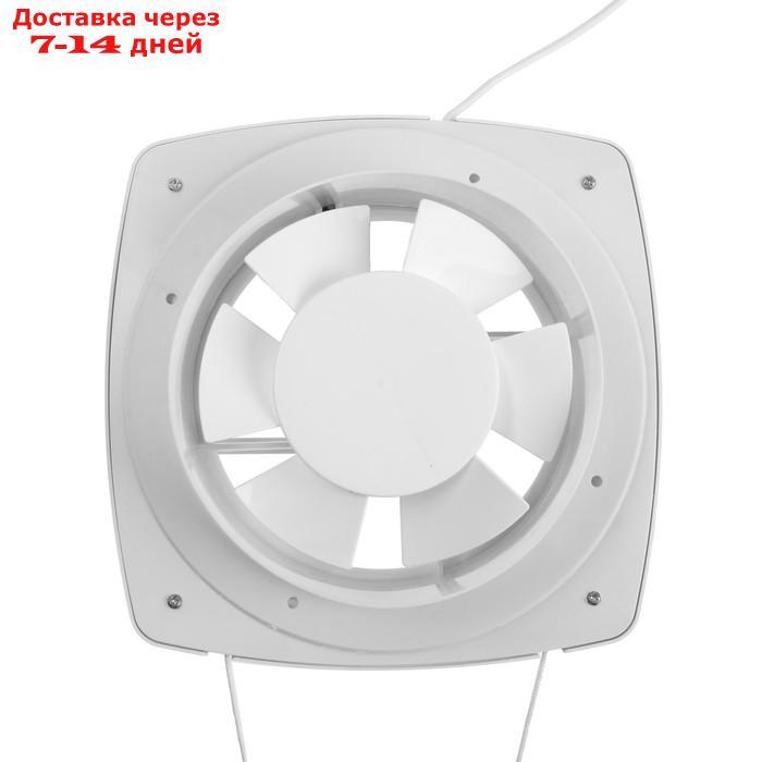Вентилятор вытяжной ZEIN, с жалюзи, шнурковый выключатель, провод, d=140 мм, 220 В - фото 9 - id-p217822842