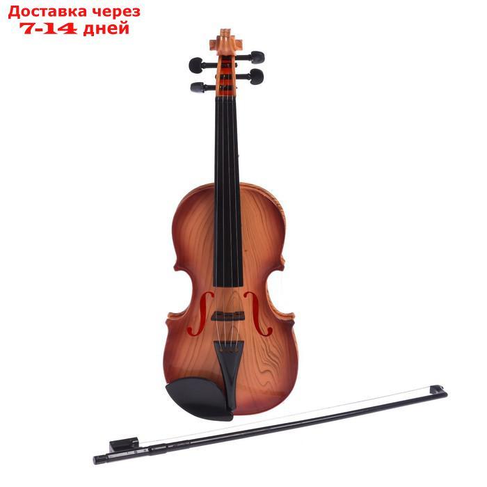 Игрушка музыкальная "Скрипка маэстро", цв. светло-коричневый - фото 2 - id-p217826664
