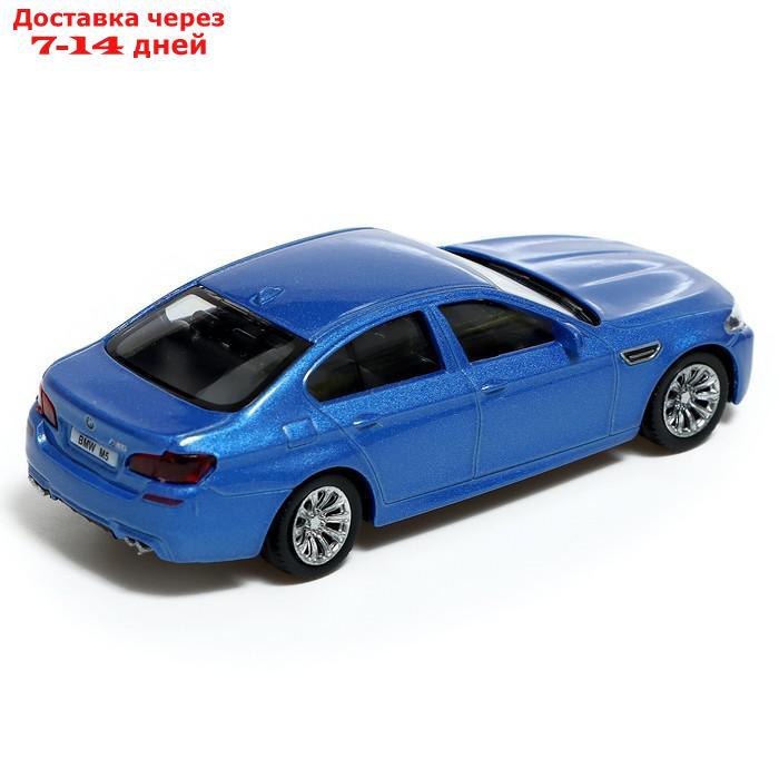 Машина металлическая BMW M5, 1:43, цвет черный - фото 3 - id-p217823778