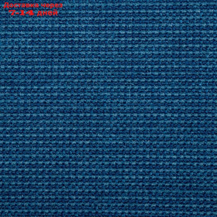 Штора портьерная Этель "Структурная", цвет синий, на шторной ленте, 130х300 см, 100% п/э - фото 2 - id-p217826690