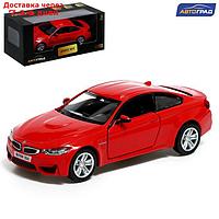 Машина металлическая BMW M4 COUPE, 1:32, инерция, открываются двери, цвет чёрный