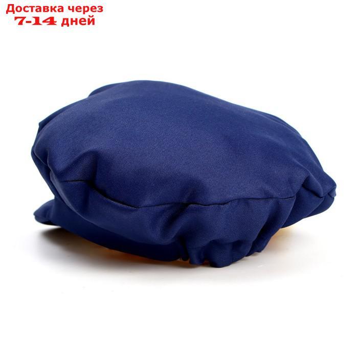 Картуз для мальчика, габардин, обхват головы 58-60 см, цвет синий - фото 3 - id-p217825765