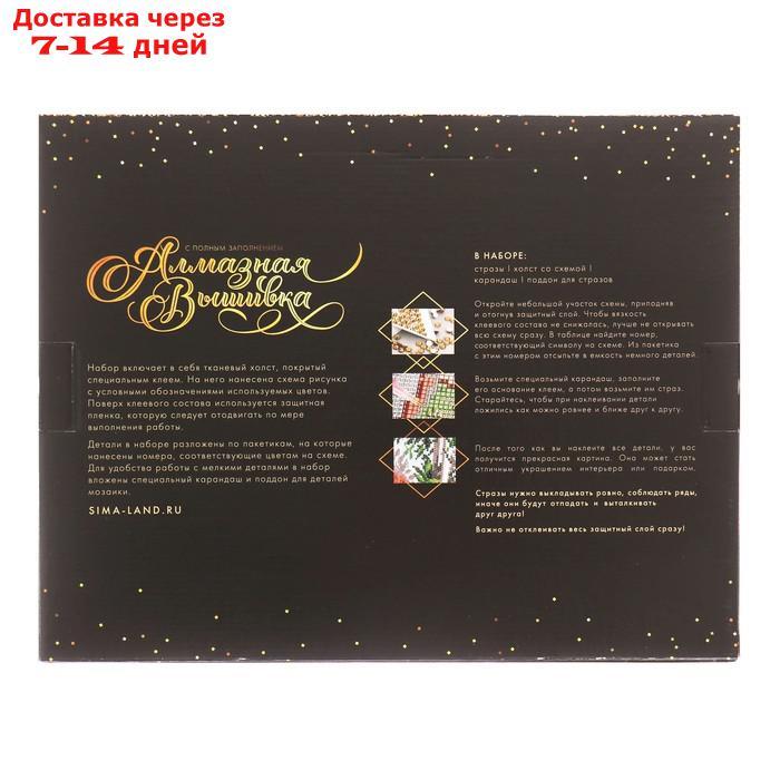 Алмазная мозаика на подрамнике с полным заполнением "Японский сад", 30х40см - фото 7 - id-p217825795