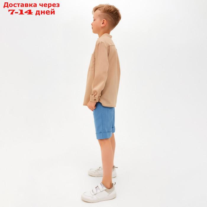 Шорты для мальчика MINAKU: Casual collection цвет синий, рост 104 - фото 2 - id-p217824837