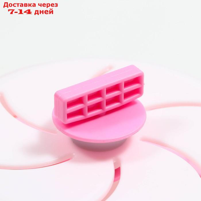 Колесо для грызунов тихое, 13,5 см, розовое - фото 3 - id-p217824918