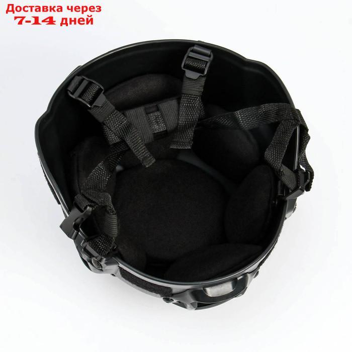 Шлем защитный черный - фото 7 - id-p217824026