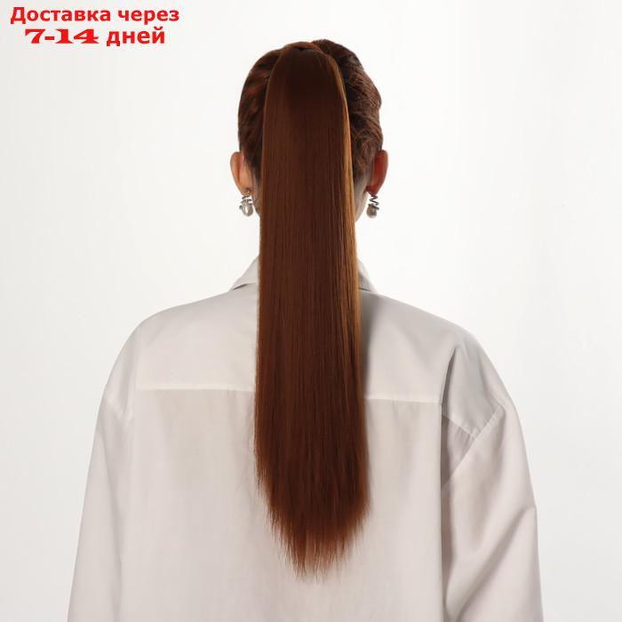 Хвост накладной, прямой волос, на резинке, 60 см, 100 гр, цвет светло-русый - фото 2 - id-p217824996