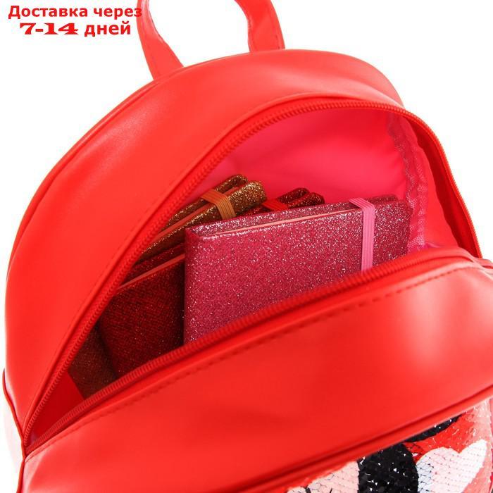 Рюкзак детский с двусторонними пайетками, Минни Маус - фото 6 - id-p217825003