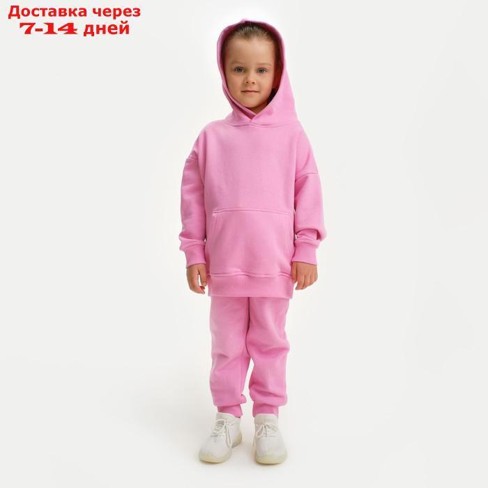Костюм (толстовка, брюки) KAFTAN "Basic line", р. 30 (98-104), розовый - фото 6 - id-p217825989