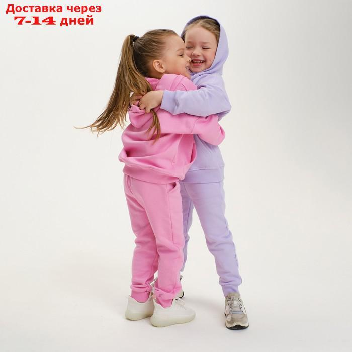 Костюм (толстовка, брюки) KAFTAN "Basic line", р. 30 (98-104), розовый - фото 8 - id-p217825989