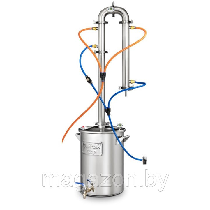 Дистиллятор Добрый Жар Абсолют 30л с узлом отбора - фото 3 - id-p217977156