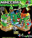 Конструктор Майнкрафт "Зеленая крепость", c LED-блоками, 501 деталь Minecraft, My World, фото 2