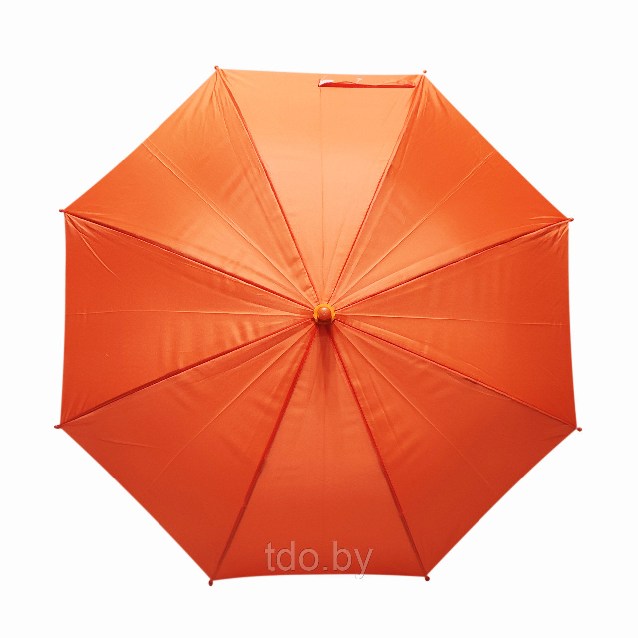 Зонт детский ОДНОТОННЫЙ , оранжевая ткань