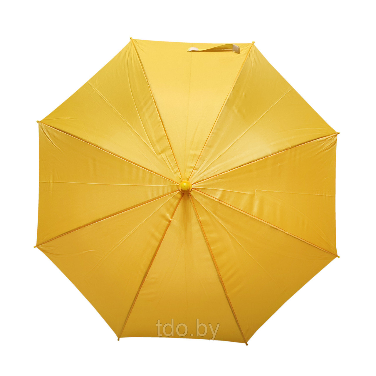 Зонт детский ОДНОТОННЫЙ , жёлтая ткань