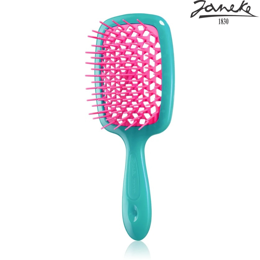 Расческа массажная Janeke Superbrush Turquoise