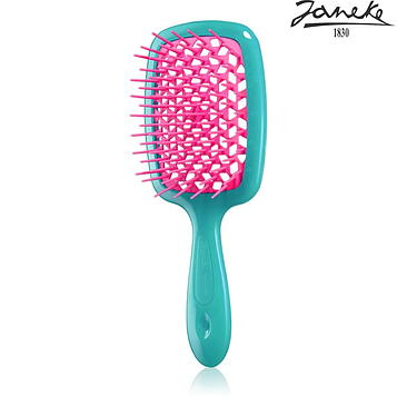 Расческа массажная Janeke Superbrush Turquoise