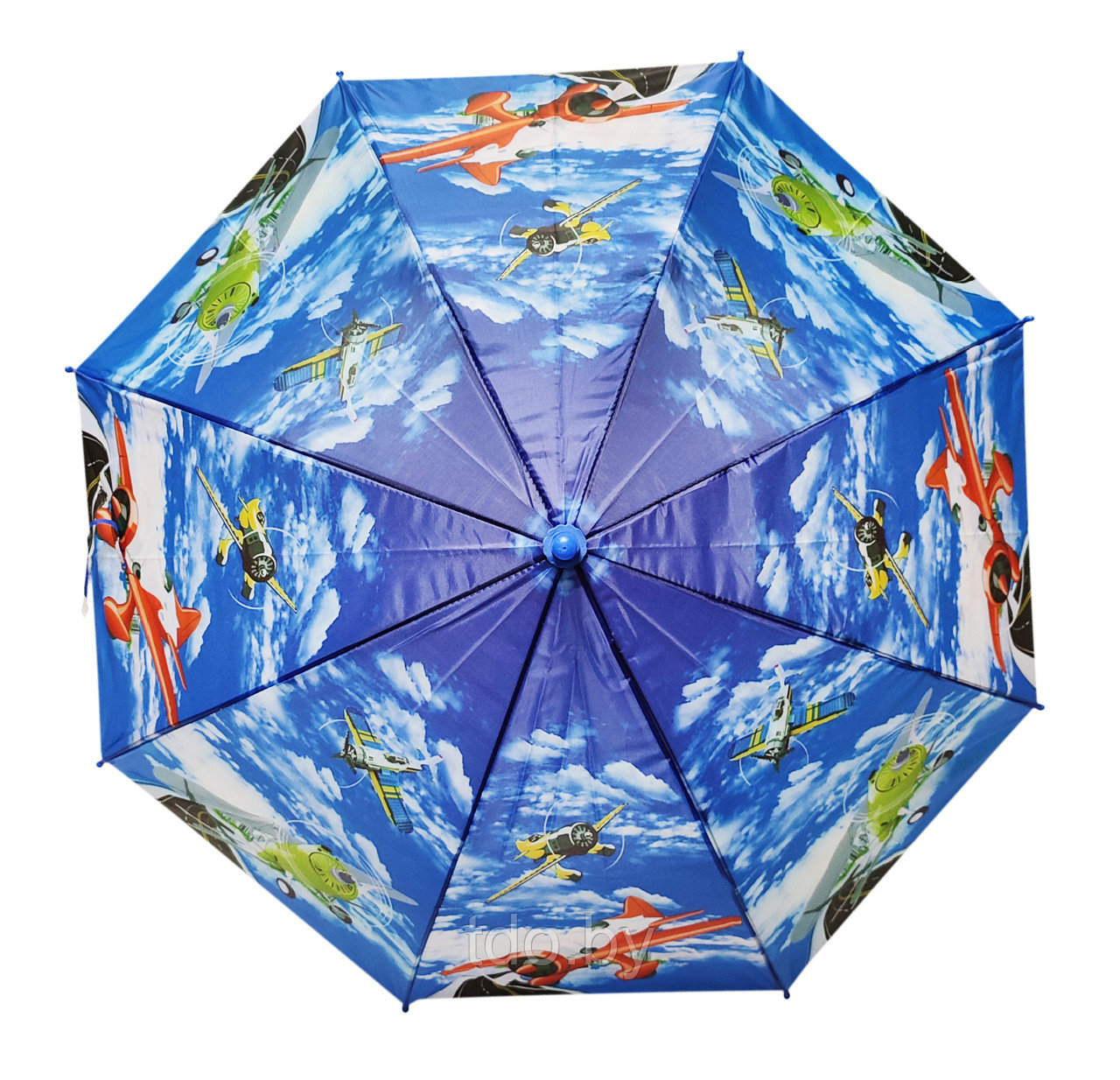 Зонт детский Самолёты, ткань