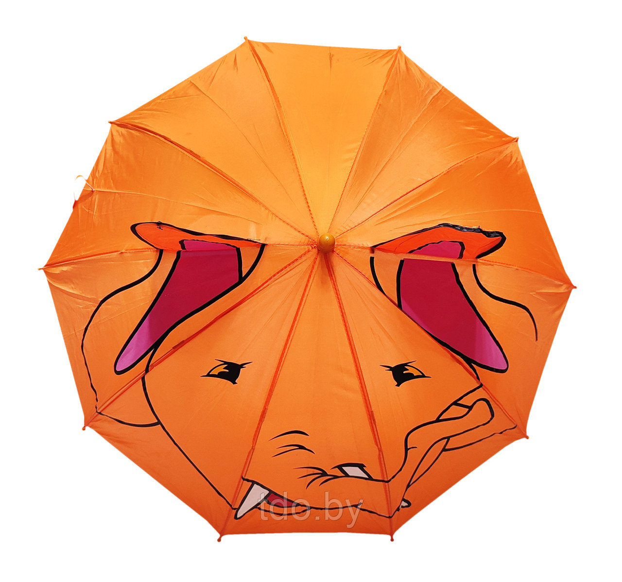 Зонт детский с ушками СЛОН, ткань