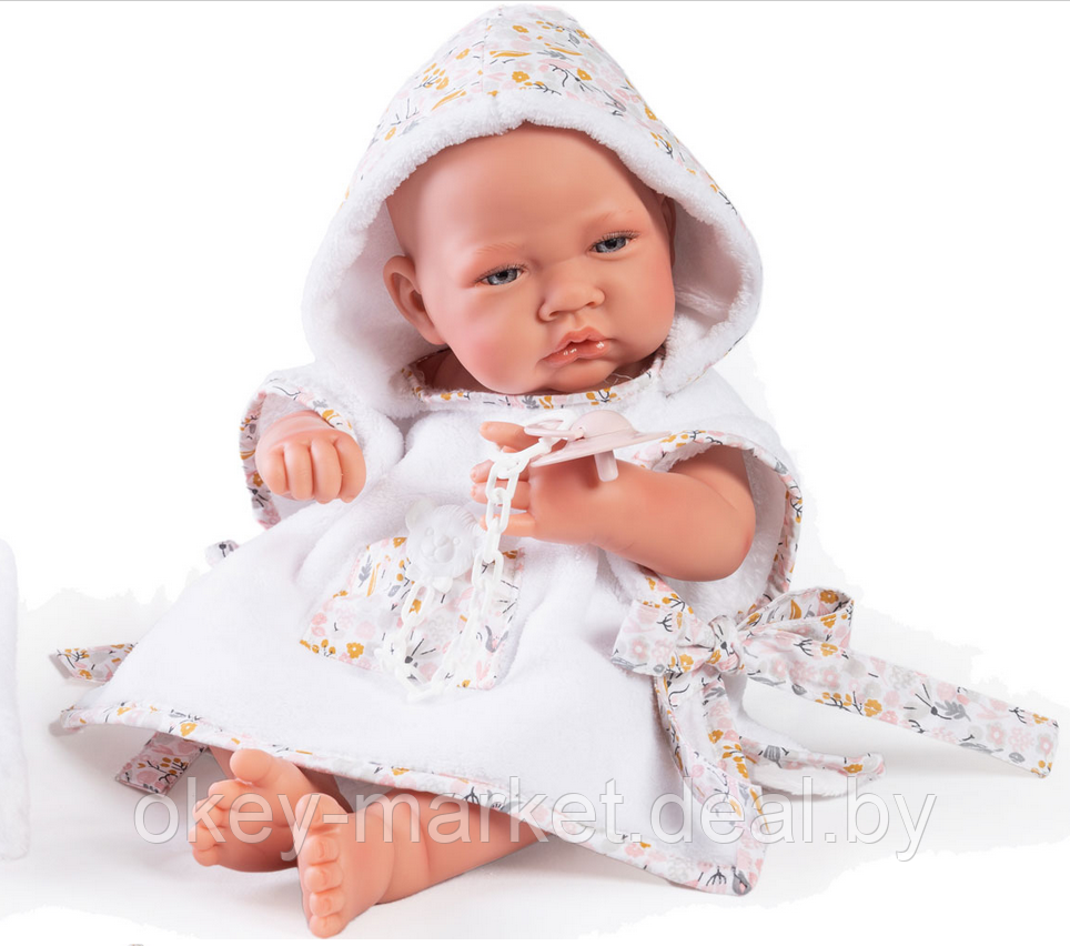 Кукла Antonio Juan Ресьен в белом 50267, 42 см - фото 3 - id-p217977595