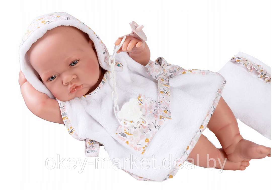 Кукла Antonio Juan Ресьен в белом 50267, 42 см - фото 5 - id-p217977595