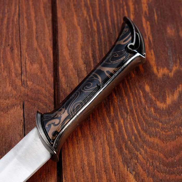 Нож черный в чехле (узор) пластик, 28 см - фото 6 - id-p217977889