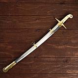 Сувенирный меч "Морской пехотинец", роспись на клинке, 60 см, фото 2