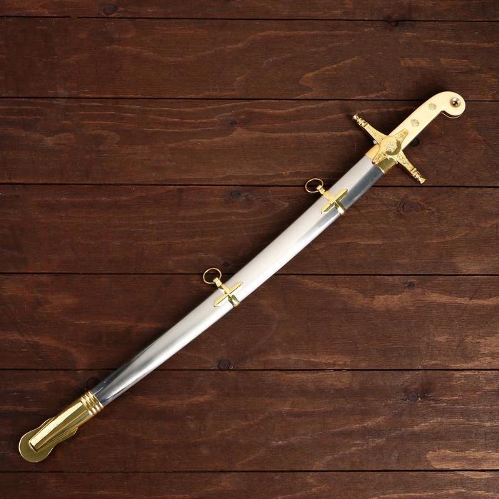 Сувенирный меч "Морской пехотинец", роспись на клинке, 60 см - фото 2 - id-p217977898