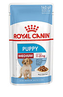 Royal Canin MEDIUM PUPPY (соус), 140 гр*10 шт