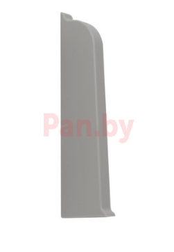 Заглушка для плинтуса ПВХ Arbiton Vigo 60 003 Темно-серый (левая+правая) - фото 1 - id-p217985352