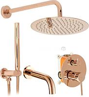 Душевая система Rea Lungo Rose Gold REA-P6610