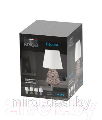 Прикроватная лампа Rivoli Debora / Б0053468 - фото 10 - id-p217987822