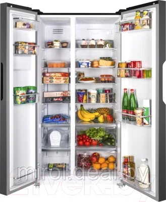 Холодильник с морозильником Maunfeld MFF 177NFB - фото 2 - id-p217988729