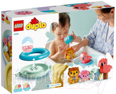 Конструктор Lego Duplo Приключения в ванной: плавучий остров для зверей 10966 - фото 10 - id-p217988051