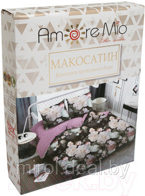 Комплект постельного белья Amore Mio Мако-сатин Pleasure Микрофибра 1.5сп / 93069 - фото 8 - id-p217990363