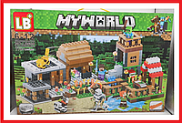 Конструктор LB My World "Деревня в лесу" (аналог Lego Minecraft), 778 деталей, Майнкрафт