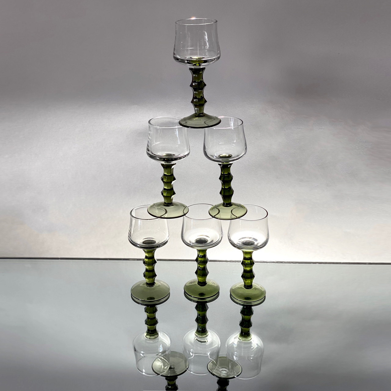Набор бокалов для вина Цветок, винтаж, СССР - фото 9 - id-p174584875