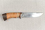 Охотничий нож Русак , ст. 95Х18, рукоять береста.(разделочный), фото 4