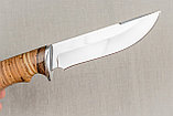 Охотничий нож Русак , ст. 95Х18, рукоять береста.(разделочный), фото 6