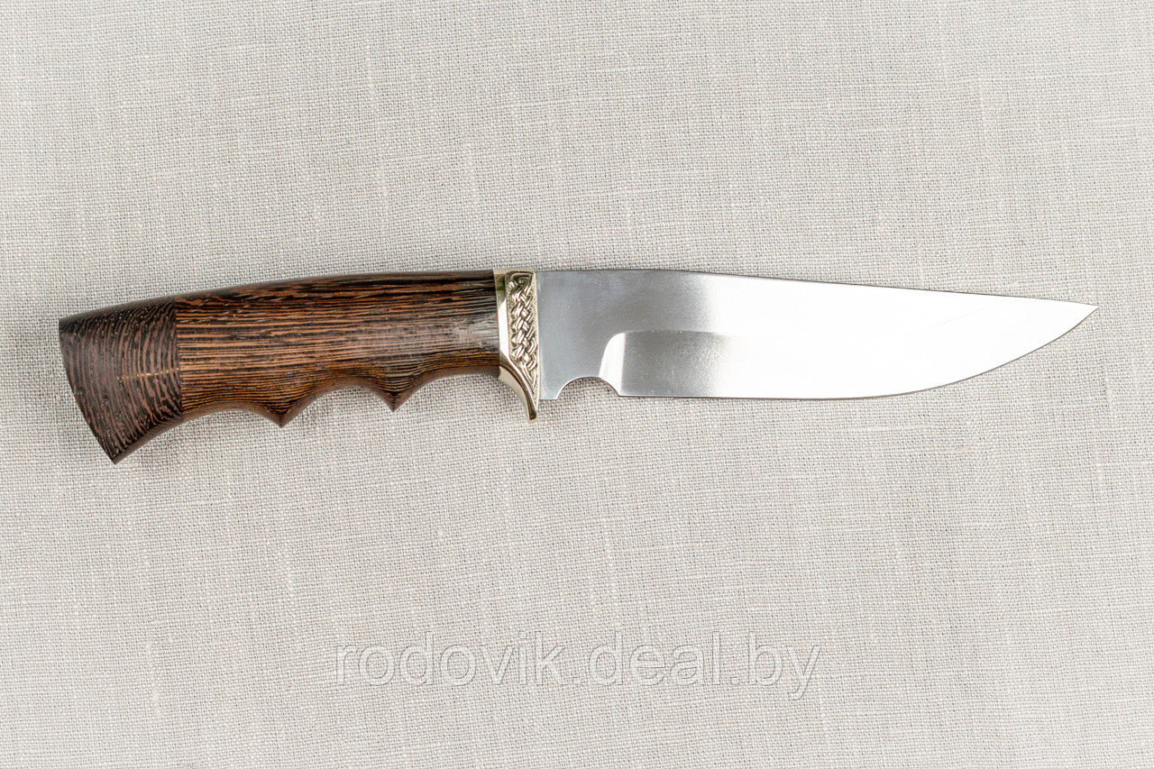 Охотничий нож «Легионер» из нержавеющей стали 95х18, рукоять литье мельхиор, венге - фото 5 - id-p217998947