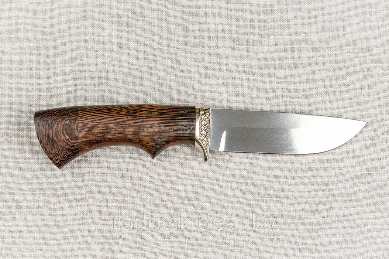 Охотничий нож «Егерь» из нержавеющей стали 95х18 , рукоять литье мельхиор, венге - фото 3 - id-p217998949