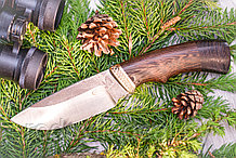 Нож Разделочный, кован.ст 95×18, со следами ковки,литье, венге