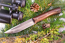 Охотничий нож «Тигр» ,цельнометаллический из кованой стали Х12МФ  следы ковки, рукоять венге. Подарок мужчине.
